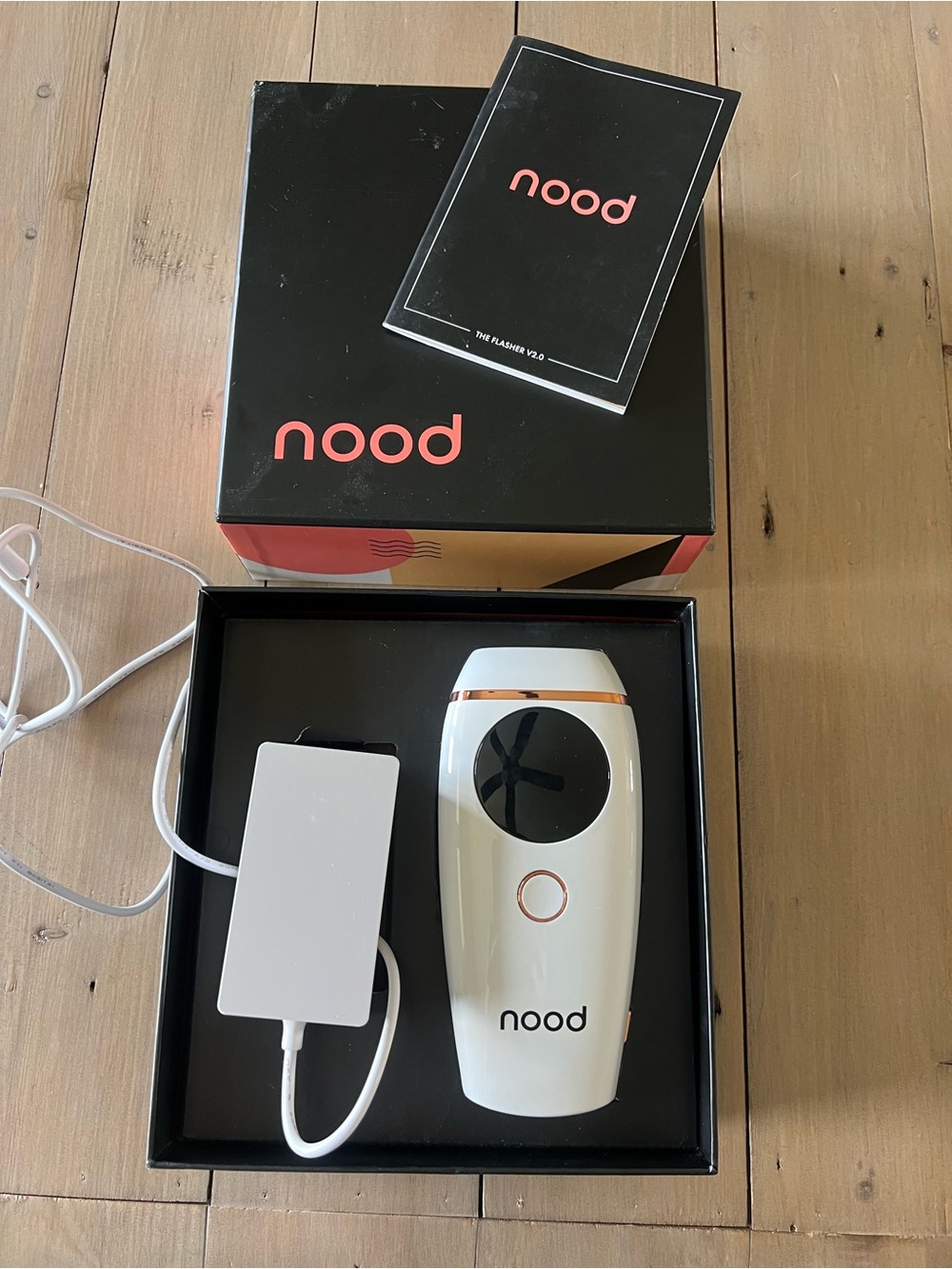 nood Women's Hair Removal Kit Laser Flasher 2.0